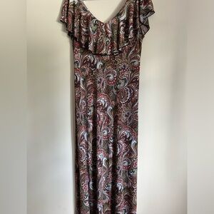 Sz XL stretch maxi dress